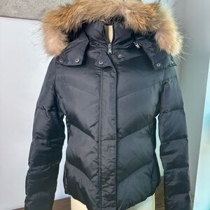 Real Fur 2006 Black Puffer Jacket